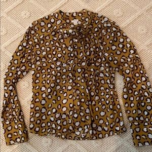 Jcrew print blouse